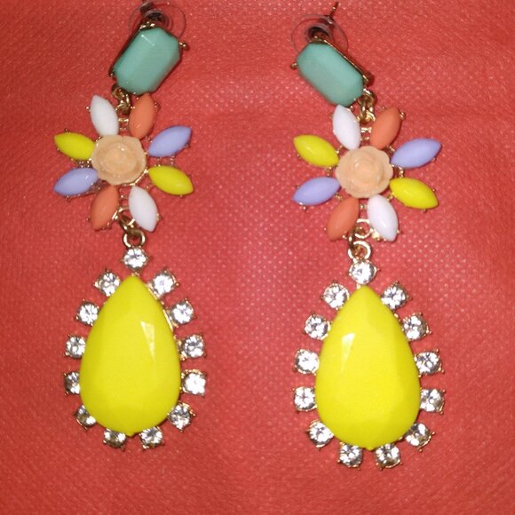 Long Stud lock 10 Earrings, No locks, Can be used to make different design - Picture 2 of 6